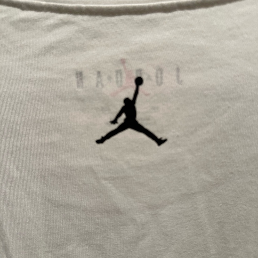 Jordan Stack Short Sleeve Graphic T-Shirt White XXL - Picture 8 of 8